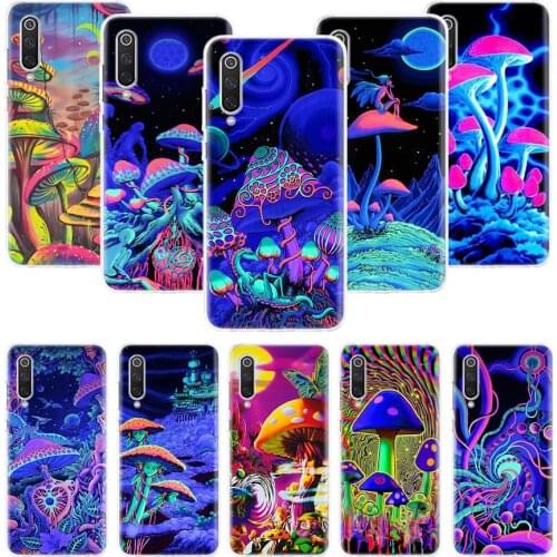 Weird Mushroom Psychedelic Phone Case For Xiaomi Mi Note 10 11 9 8 10T 9T CC9 A1 A2 A3 5X 6X Pocophone F1 X3 F2 Pro Lite Coque C
