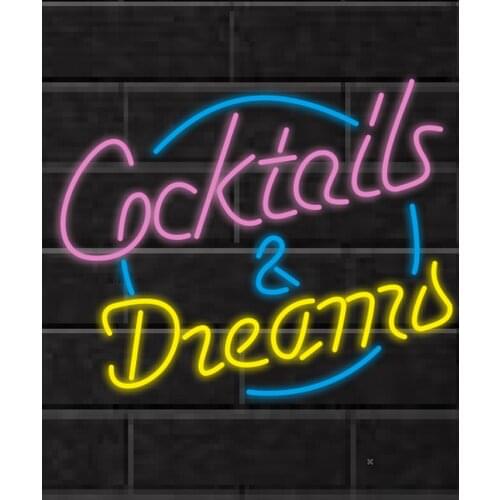 Custom Neon sign bar Cocktails LED sign Flex Beer cafe Logo Pub Store Club neon light