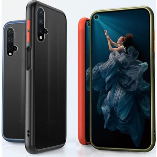 Shockproof Bumper Armor Case For Huawei Honor 20 Lite Pro 20S 9A 9C 9S 10i Honor 9X Global China 8S 8A Prime 8X Soft PC Cover