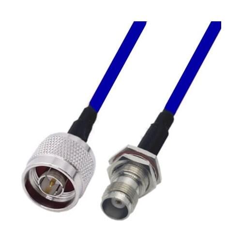 Blue Soft RG142 N Male to TNC Female Connector RF Coaxial Jumper Pigtail Cable