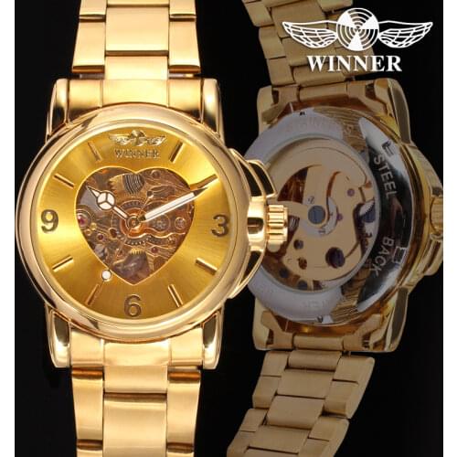 T-GOER Ladies Gold Watch