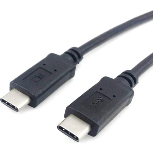 CYSM White USB-C USB 3.1 Type C Male Connector to C Male Charge Data Cable 30cm