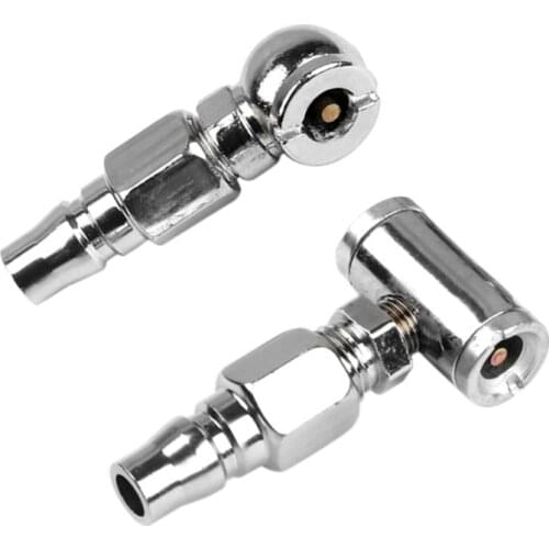 Air Inflator Tire Dual Head Adapter Double-head Inflatable Tyre Pump Tube for Car and Truck bike tire pump with pressure gauge