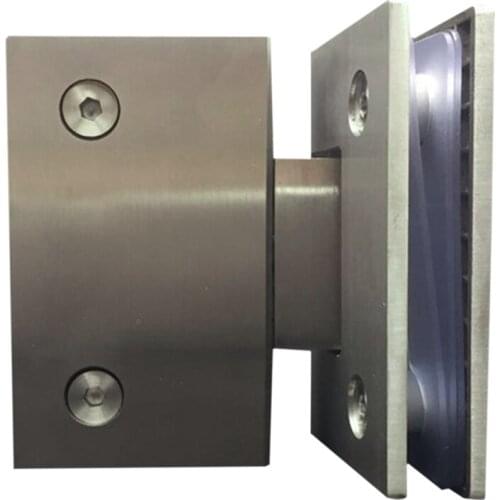 304 Stainless Steel Bathroom Clamp Shower Room Glass Hinge Frameless Glass Door Clamp Glass Hinge 180 Degrees