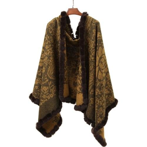 100% lambswool jacquard women classic scarfs shawl pashmina rabbit hair 4sides 75*180cm coffee brown wholesale retail