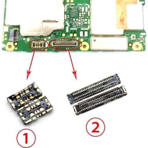 2pcs LCD FPC Plug Main Board PCB Connector mainboard flex connector USB board battery plug For Huawei Honor 7A DUA-L22 DUA-AL00
