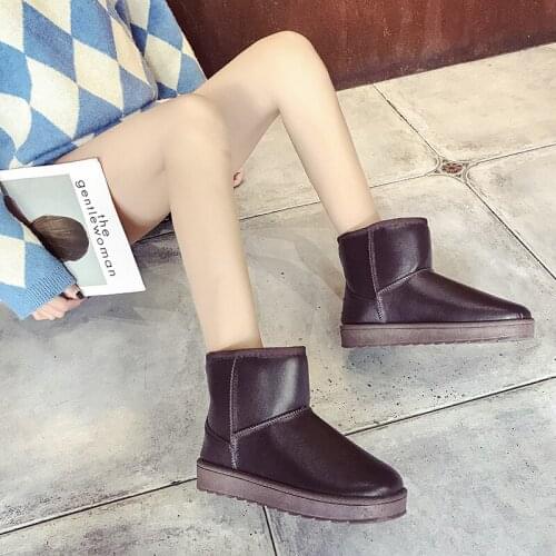 2019 Short Plush Warm Increase Non-slip Booies Winter Boots Women Snow Boots Shoes Woman Boots Fashion Thick Boots U11-57