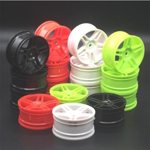 4pcs 1Set Plastic Wheel Rim Fit HPI HSP RC model 1:10 On-Road Racing Car 901ALL for HSP94123/94122/94103/D4/D3