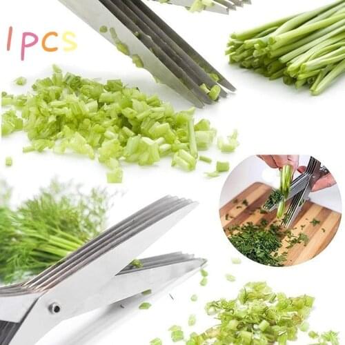 5-tier kitchen knife kitchen scissors chopped shallot cutter seaweed vegetable peeler kitchen accessories