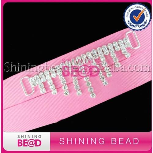 50pcs/lot Top Quality Bling Rhinestone Bikini Trim Connectors Silver Metal Chain For Swimming Wear Bikini Decoration