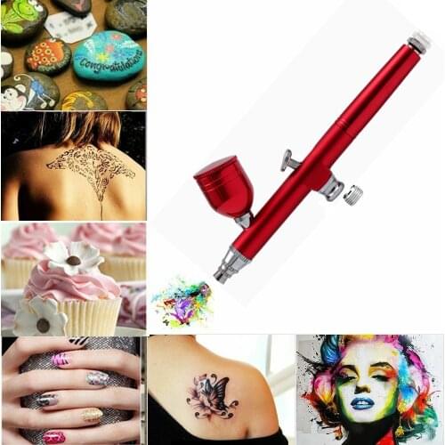 Airbrush Kit Mini Size Spray Pump Pen Air Compressor Set For Art Painting Craft Nail Body Cake Spray Model Spray Gun Protable