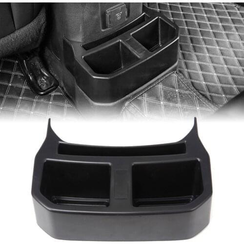 Car Rear Cup Holder Drink Holder Rear Seat Storage Organizer For Jeep wrangler JL 2018 2019 2020