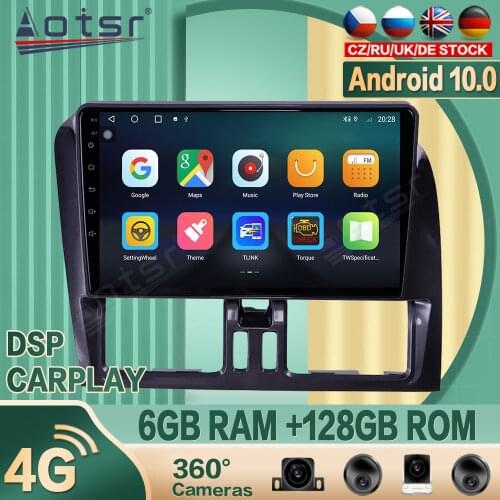 For Volvo XC60 2009-2012 Android Car radio Player GPS Navigation 360 camera Auto Stereo Multimedia Video Headunit DSP carplay 4G