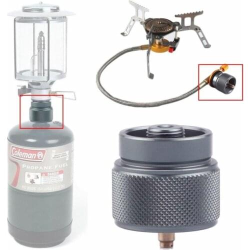 Camping Cans Adapter ​Picnic Burner Cartridge Gas Fuel Canister Stove Cans Adapter Converter Head Camping Accessories