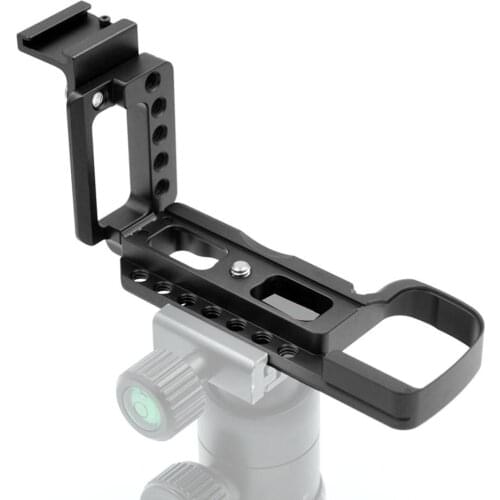 BGNing Quick Release L Plate QR Vertical Bracket Holder Hand Grip with/no Hot Shoe for Sony A6400 Alpha ILCE-6400L 6400M Camera