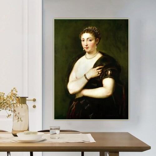 Citon Peter Paul Rubens《Female portrait》Canvas Art Oil Painting Artwork Poster Decorative Picture Wall Decor Home Decoration