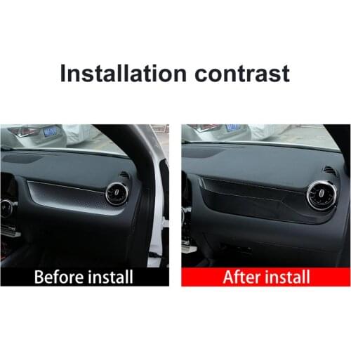 For Mercedes Benz B Class W247 2020 Black ABS Plastic Co-pilot Dashboard Storage Box Car Interior accessories
