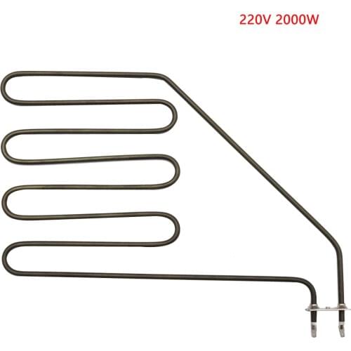 Green Stainless 2000W 220V Sauna Oblique Feet Electric Heat Tube 4 U Sauna Stove Air Heating Elements