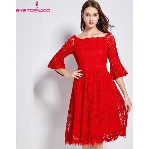 EyeTornado Solid Summer Dresses