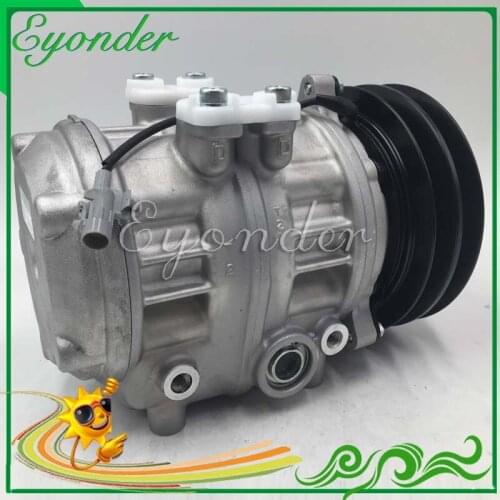 Refrigerator Frozen Frozing Bus Air Conditionig Systems A/C AC Refrigerant Compressor Cooling Pump 24V 2PK for DENSO 10P30B