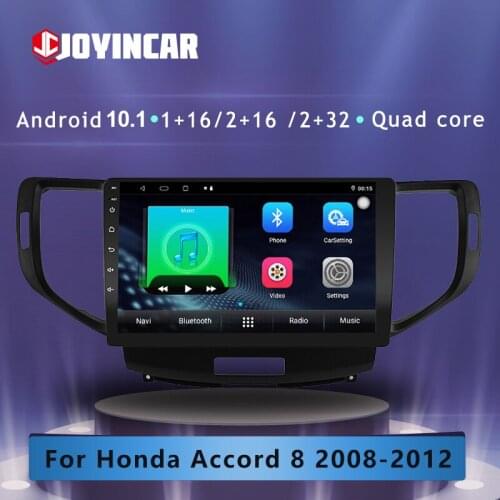 JOYINCAR Android 10.1 for Honda Accord 8 2008-2012 Car Radio Player Navigation 2.5D 9'' Video Car Multimedia Player Head Unit