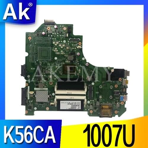 K56CA Motherboard 1007 CPU For Asus S550C K56CM K56CB S56C K56C Laptop motherboard K56CA Mainboard K56CA Motherboard