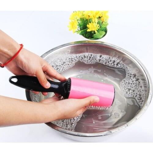 Reusable Washable Roller Dust Cleaner Lint Sticking Roller for Clothes Pet Hair Cleaning Household Dust Wiper Tool Hair Removal
