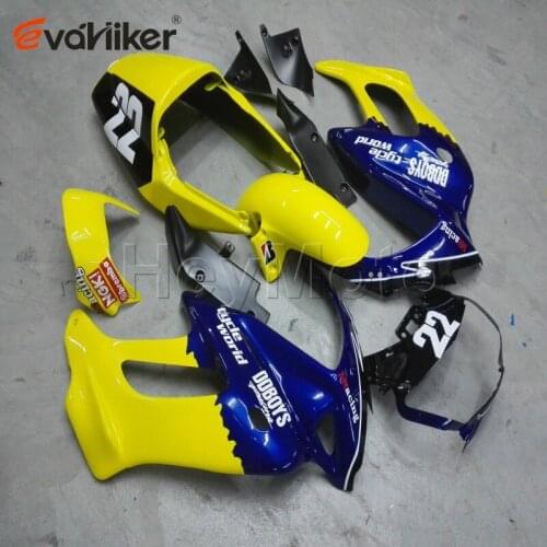 Motorcycle fairing for VTR1000F 1997 1998 1999 2000 2001 2002 2003 2004 2005 orange ABS Plastic motorcycle cowlyellow blue H2