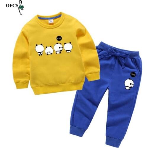 Boys Outfits Girl Clothes For Kids Clothing Toddler Jogging Garcon Casual Sports Suit Children Selling Suits T-shirt +pants 2PCS