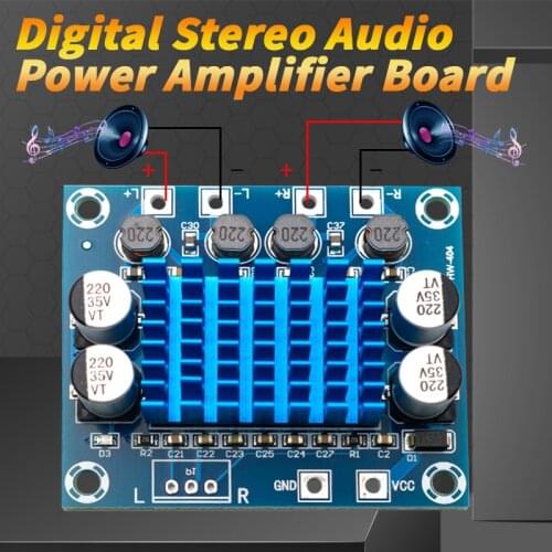 Official TPA3110 XH-A232 30W+30W 2.0 Channel Digital Stereo Audio Power Amplifier Board DC 8-26V 3A C6-001