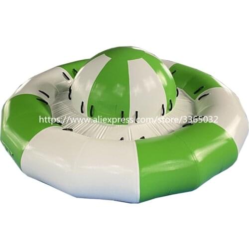 Water Toy Inflatable Disco Boat Towable / Inflatable Flying Disco Boat For Water Sports