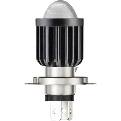 VODOOL H4 LED Motorcycle Headlight Bulb Projector Lens 3000k Low Beam 6000k high beam Dual Color Bulb for Motorbike Headlamp