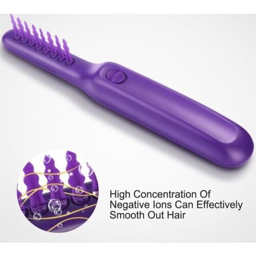 Rotating Comb, Electric Comb, Women Hair Wet Or Dry Tame The Mane Electric Detangling Brush with Brush Cover
