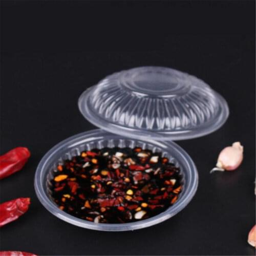 10-20pcsOne-time try-to-eat dish side dish sauce plastic thickened seasoning chili sauce small dish