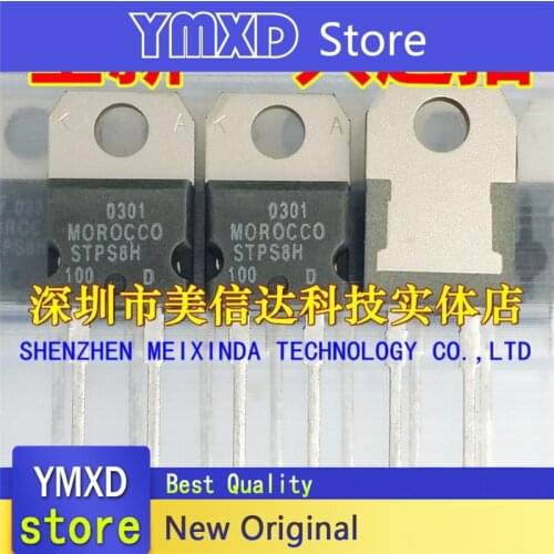 10pcs/lot New Original STPS8H100D Schottky Diodes TO-220 In Stock