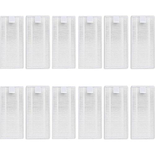 12Pcs Hepa Filter for Cecotec Conga 4090 Robot Vacuum Cleaner Accessories for Conga 5090 Replacement Parts
