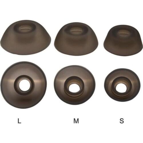 3 Pairs TWS Silicone Earbuds In-ear Eartips 3.0 mm (LMS) Ear Pads for BT Headphones TWS Earphones Replacement Earcaps Ear Pads