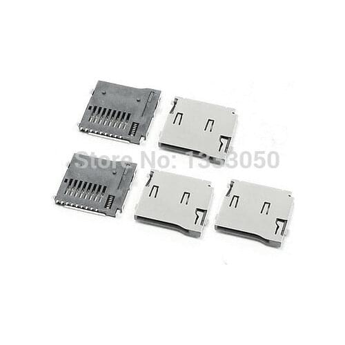 5Pcs TF Transflash Micro SD Memory Card Quick Flip Type Socket Female Connector
