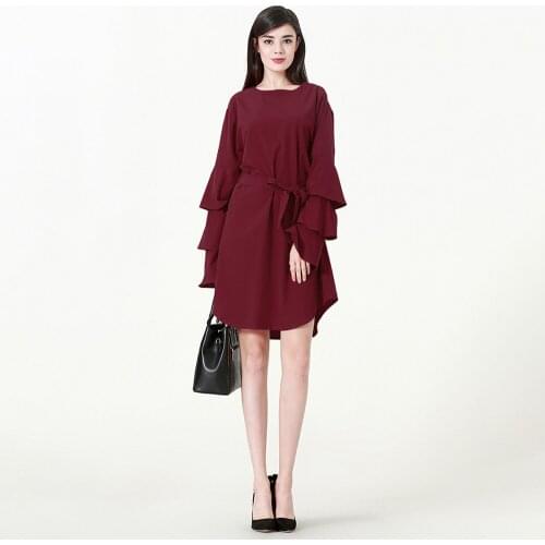 Abaya Dubai European American Muslim New European and American Womens Simple Loose Malaysia Turkish Dress