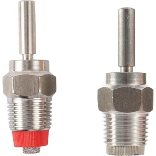 1/2" Male Thread Stainless Steel Automatic Long Type Pig Nipple Drinker Filter Drinking Fountains Poultry Livestock Drinker 2Pcs