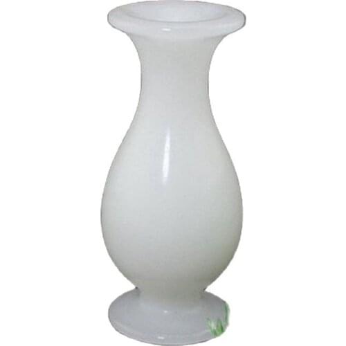 White Jade Vase Decoration living room flower arrangement simple jade bottle home decoration festival supplies / gifts