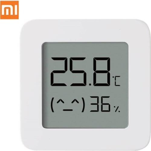 XIAOMI Mijia Bluetooth Thermometer 2 Wireless Smart Electric Digital Hygrometer Thermometer Work with Mijia APP