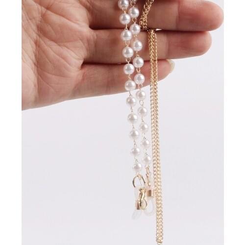Sunglasses Masking Chains For Women Acrylic Pearl Eyeglasses Chains Lanyard Glass 2021 New Fashion Jewelry Wholesale Mask Chains