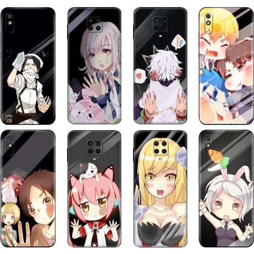 Black tpu Case For Xiaomi Redmi 7A 8 8A 9 9A 9C Case Redmi Note 8T 8 Pro T Note 9 9S 9 Pro Case lovely anime