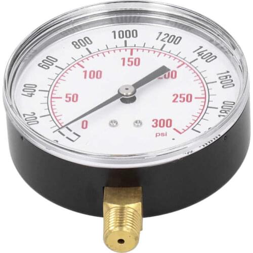 Digital Pressure Gauge 0-2000kpa 0-300psi Double Scale Vacuum Manometer Mini Dial Pressure Gauge Measurement Tool