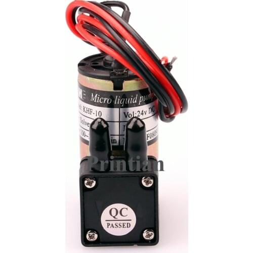 DC 24V 3W 100-200ml/Min Ink Pump for Inkjet Solvent Printer KHF-10 Solvent Ink Pump for Crystal Gongzheng Large Format Printer
