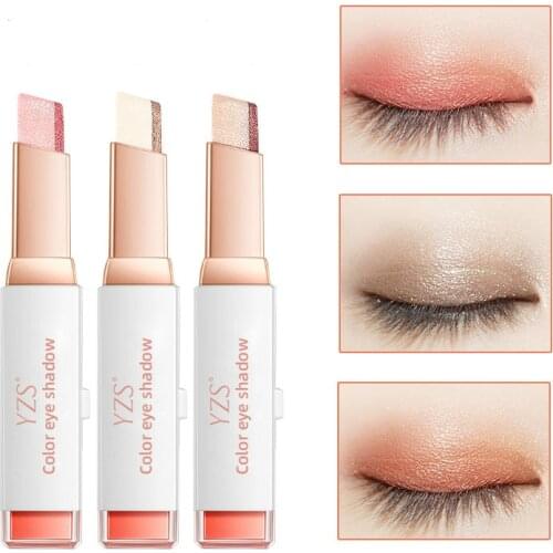 Cosmetics Two Tone Eyeshadow Bar Makeup Eyeshadow Stick Eye Shadow Pencil Eye Makeup Smooth Makeup Pencil Beauty Tool