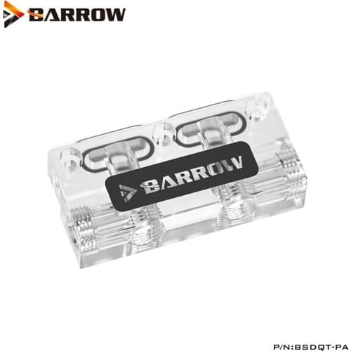 Barrow BSDQT-PA Multifunctional Acrylic Change Direction L-type GPU Block Bridge For Barrows GPU Water Block Refit