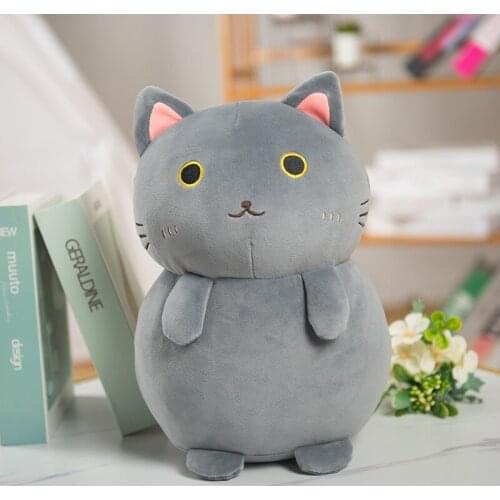 A cute cat figure doll a stuffed cat doll a childs birthday gift for his girlfriend