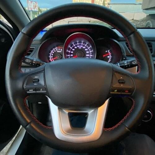 Multi-function Steering wheel audio volume music control button For KIA K2 for new RIO K2 switch telephone sound with backlight